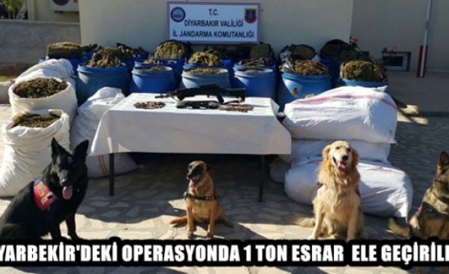 1 TON ESRAR ELE GEÇİRİLDİ 