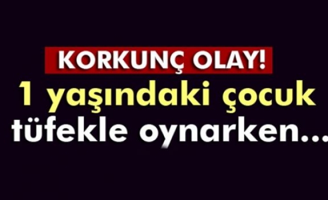 1 yaşındaki çocuk ninesini vurdu