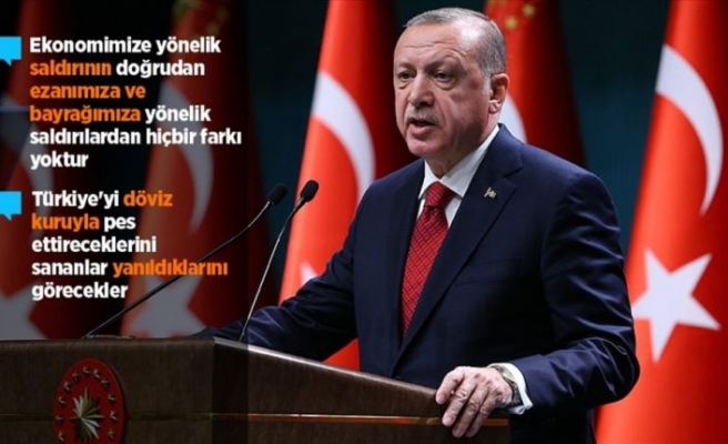 Cumhurbaşkanı Erdoğan'dan Kurban Bayramı mesajı