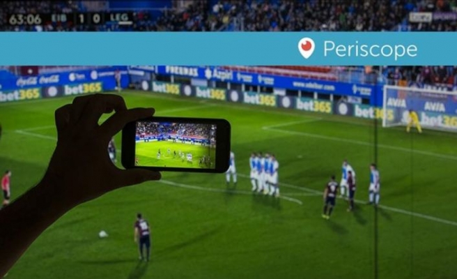 Periscope'a maç yayını engeli kararı