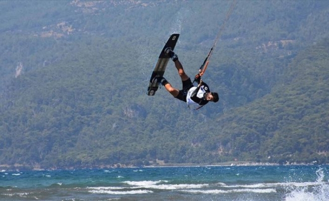 Muğla'da Kiteboard heyecanı başladı