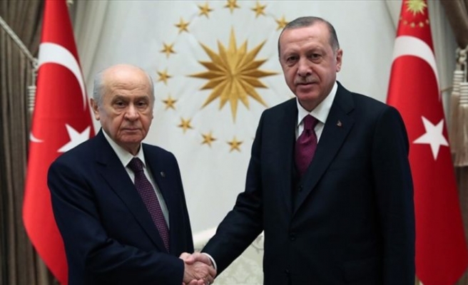 Erdoğan ile Bahçeli görüştü