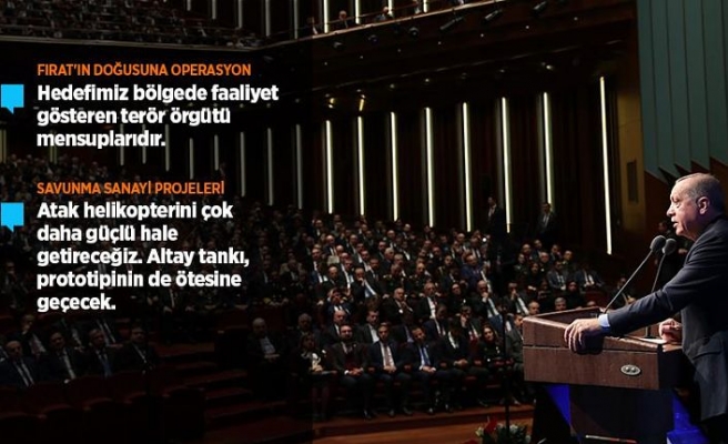 Cumhurbaşkanı Erdoğan: Fırat'ın doğusuna harekat birkaç gün içinde başlayacak