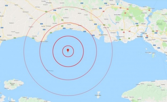 Marmara açıklarında 4.6 büyüklüğünde deprem