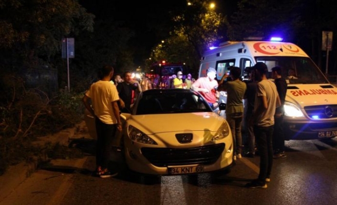 Sarıyer'de trafik kazası: 2 yaralı