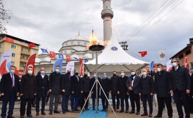 Bursa'nın 3 dağ ilçesine doğal gaz verilmeye başlandı