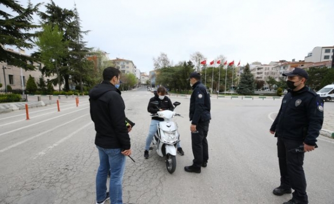 Trakya'da sokak kısıtlaması kapsamında denetimler sürdürülüyor