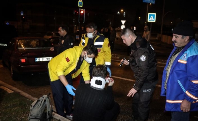 Bursa'daki trafik kazasında 2 kişi yaralandı
