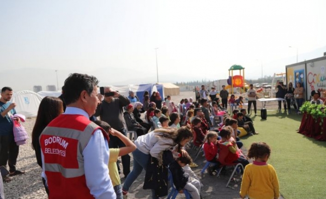 BODRUM BELEDİYESİ, DEREMZEDELERE DESTEKLERİNİ SÜRDÜRÜYOR