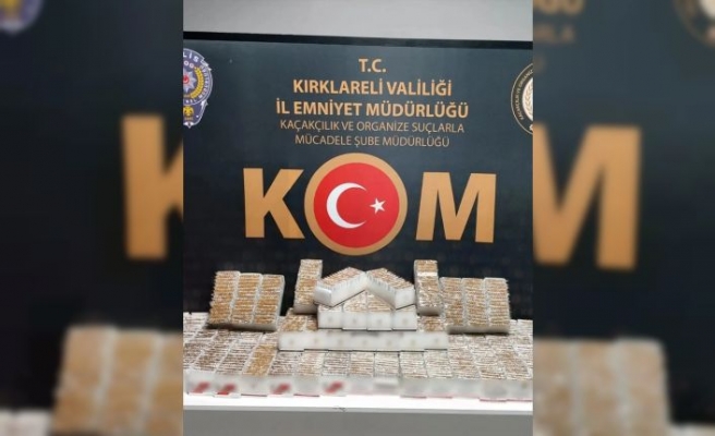 Kırklareli'nde kaçakçılık operasyonlarında 3 kişi tutuklandı