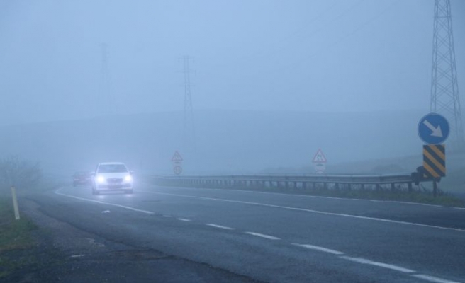 Tekirdağ'da sis etkili oldu