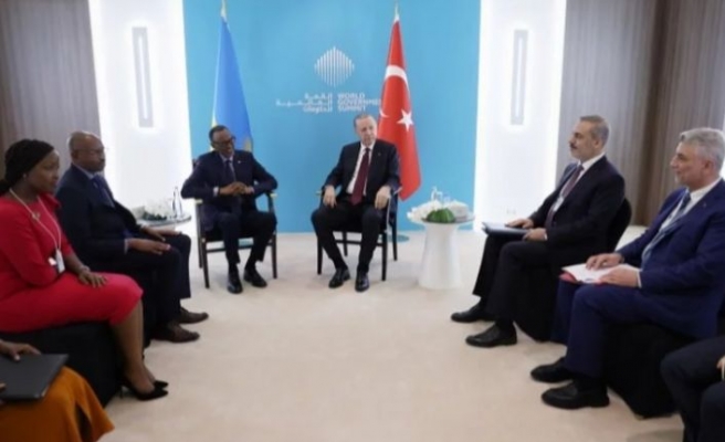 Cumhurbaşkanı Erdoğan, Ruanda Cumhurbaşkanı Kagame ile görüştü