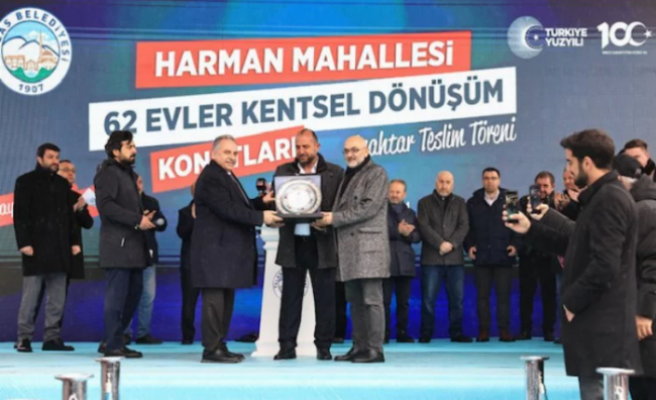 Talas kentsel dönüşümde anahtar teslim heyecanı