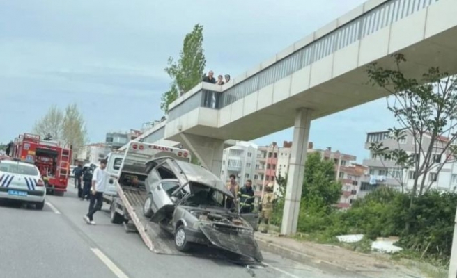 Bursa Mudanya'da feci kaza