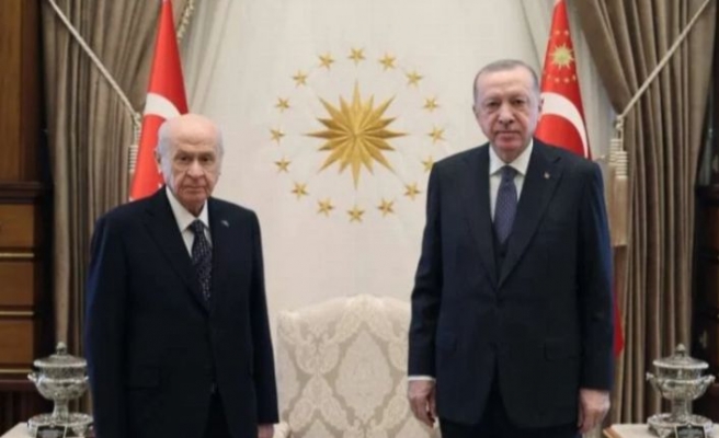 Erdoğan Bahçeli ile buluştu