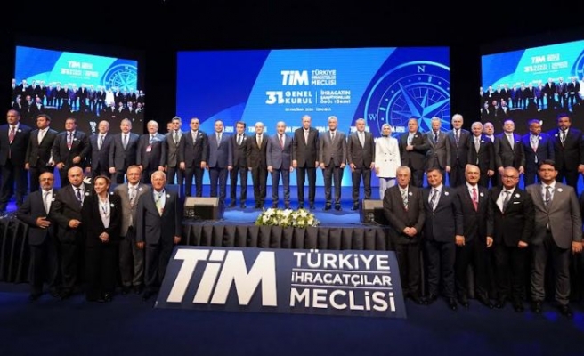 357 milyar dolarlık ihracatın şampiyonları  ödüllerini Cumhurbaşkanı Erdoğan’dan aldı