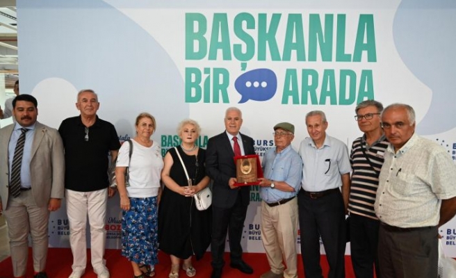 Bursalılar, Başkan Bozbey ile buluştu