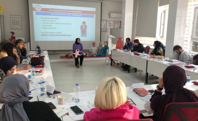 Türk Kızılay’ın İlk Yardım Eğitimine Uluslararası Tescil 