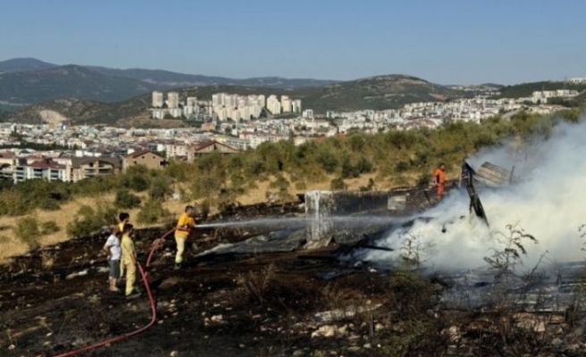 Bursa'da ormanlık alanda büyük tehlike atlatıldı