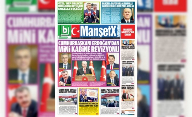 MANŞETX GAZETESİ'NİN 13. YIL 346. TEMMUZ SAYILARI ÇIKTI