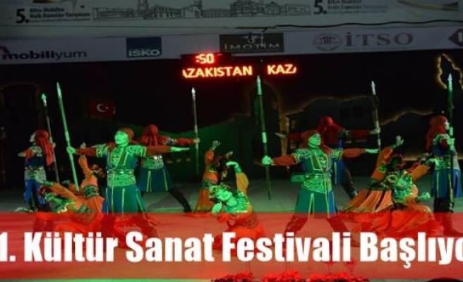 31. Kültür Sanat Festivali Başlıyor	