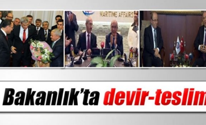 3 Bakanlık’ta devir teslim töreni