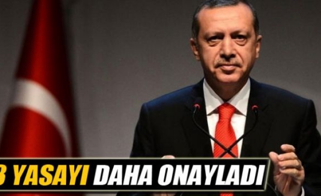 3 yasayı onayladı