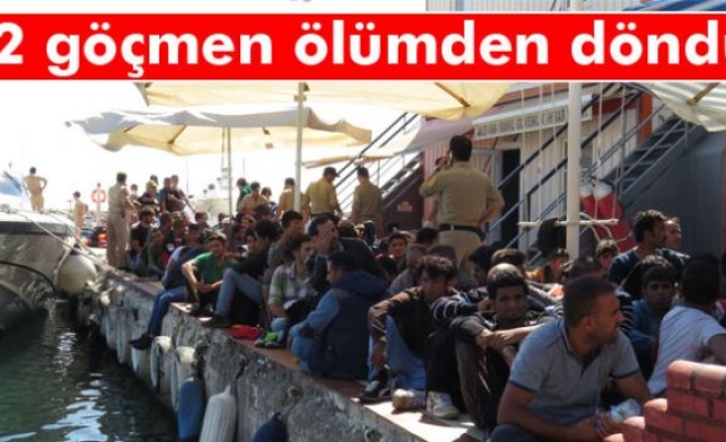 52 kaçak göçmen ölümden döndü