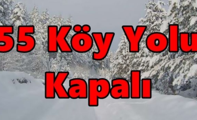 55 Köy Yolu Kapalı