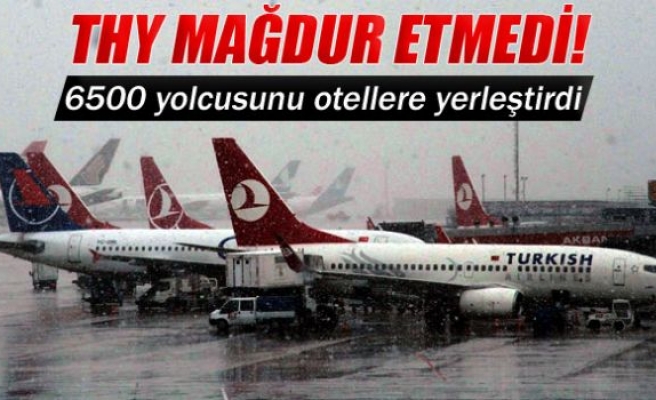 6500 yolcusunu otellere yerleştirdi