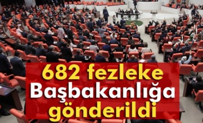 682 fezleke Başbakanlık'a gönderildi