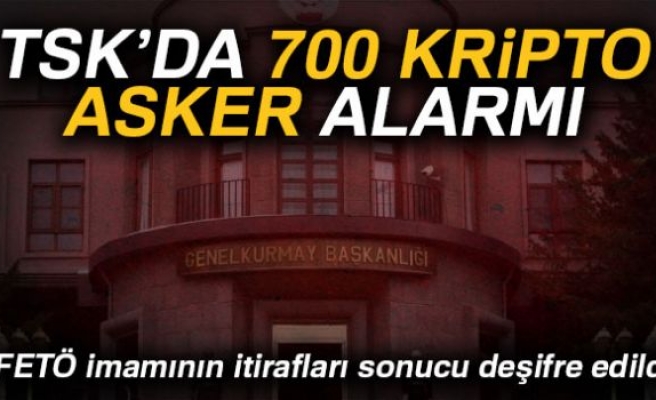 700 kripto asker alarmı!