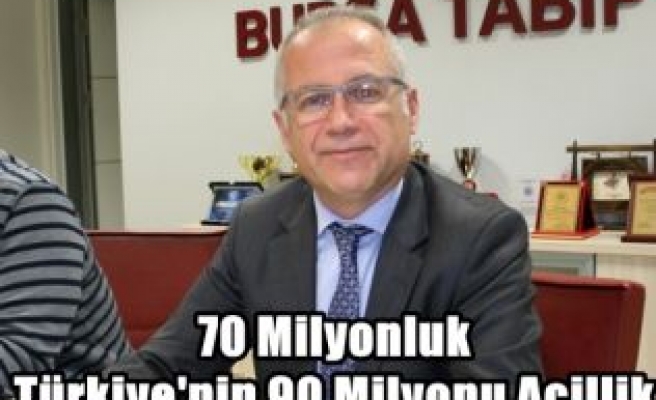 70 Milyonluk Türkiye'nin 90 Milyonu Acillik