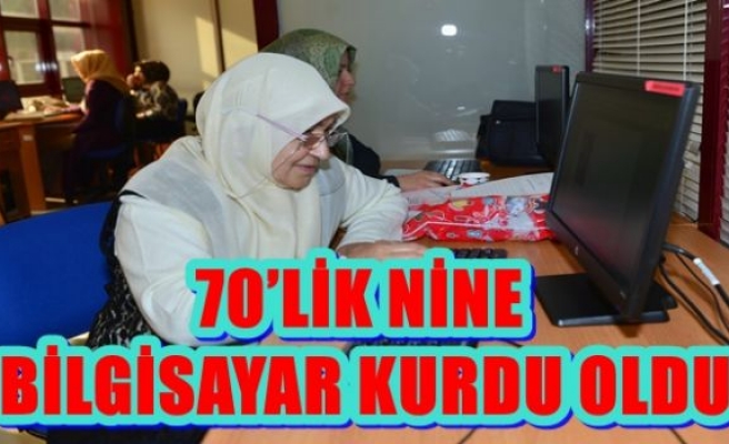 70’LİK NİNE BİLGİSAYAR KURDU OLDU