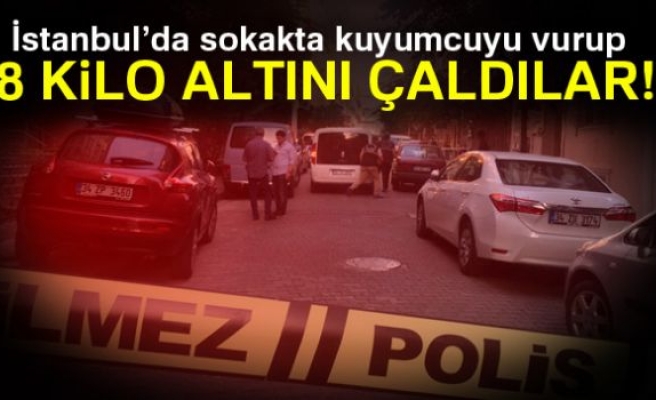 8 KİLO ALTINI ÇALDILAR!