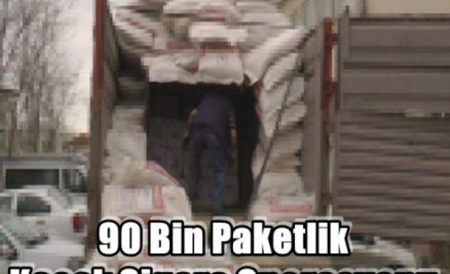 90 Bin Paketlik Kaçak Sigara Operasyonu