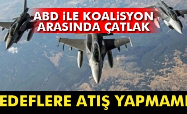 ABD koalisyonun bildirdiği hedeflere atış yapmamış