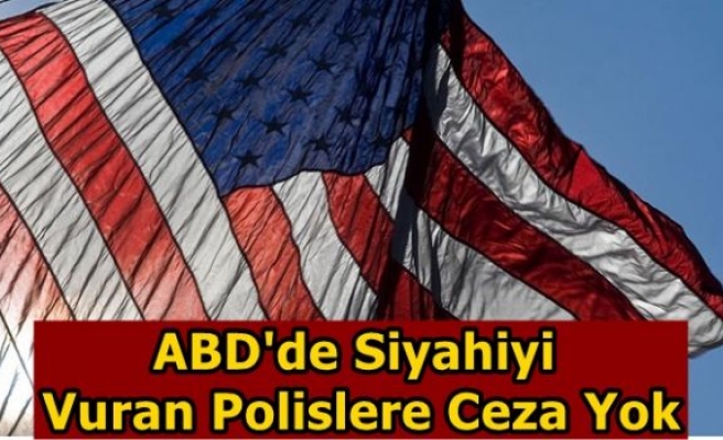 ABD'de Siyahiyi Vuran polislere Ceza Yok