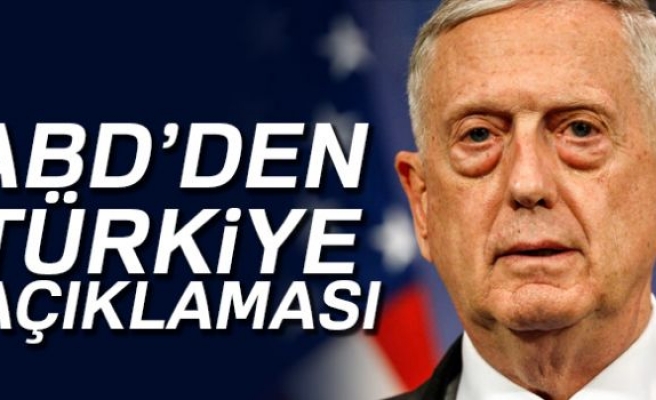 ABD'DEN TÜRKİYE AÇIKLAMASI!