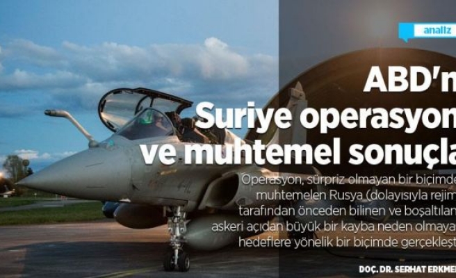 ABD'nin Suriye operasyonu ve muhtemel sonuçları