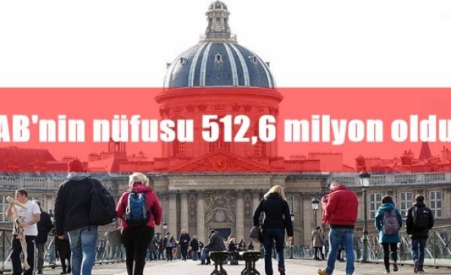 AB'nin nüfusu 512,6 milyon oldu