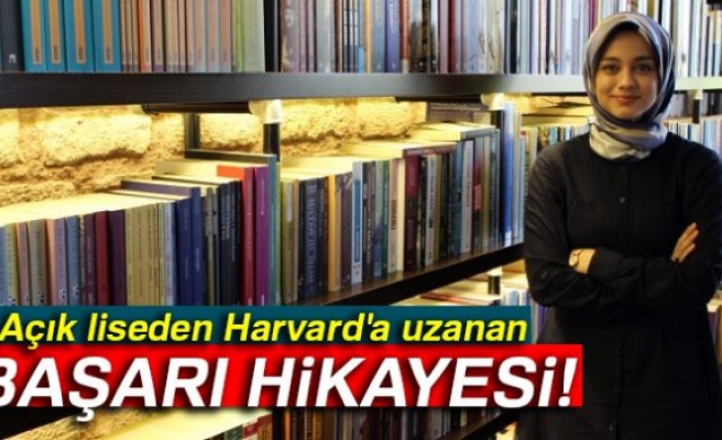 Açık liseden Harvard'a