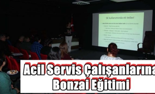 Acil Servis Çalışanlarına Bonzai Eğitimi