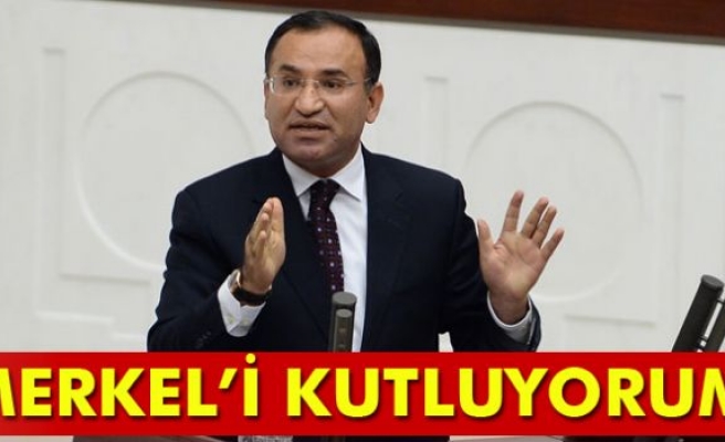 Adalet Bakanı Bozdağ: 'Merkel'i kutluyorum'