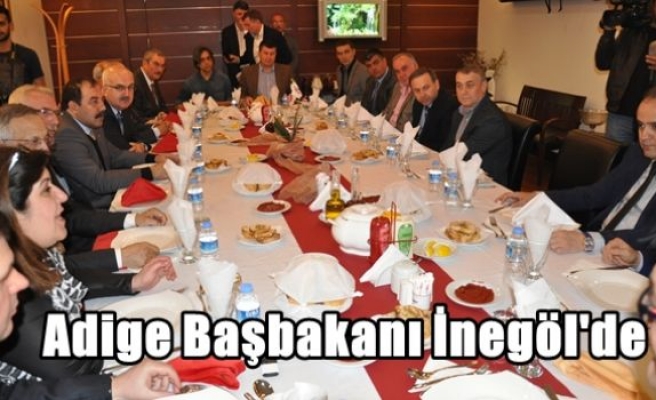 Adige Başbakanı İnegöl'de