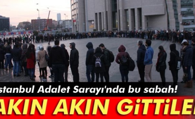 Adliye önünde “Katiplik“ Kuyruğu