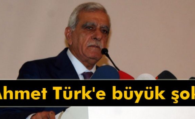 Ahmet Türk'e büyük şok!