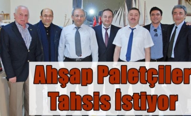 Ahşap Paletçiler Tahsis İstiyor