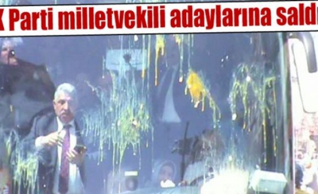 AK Parti milletvekili adaylarına saldırı