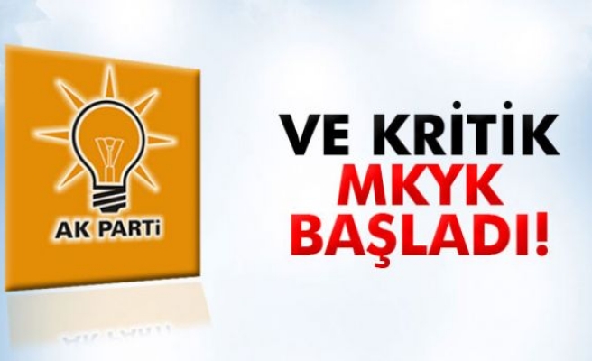 AK Parti MKYK toplantısı başladı